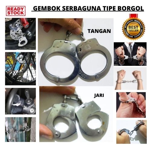 Kunci Gembok Serbaguna Sepeda Pagar Motor Stang Mobil Tipe Borgol 113188