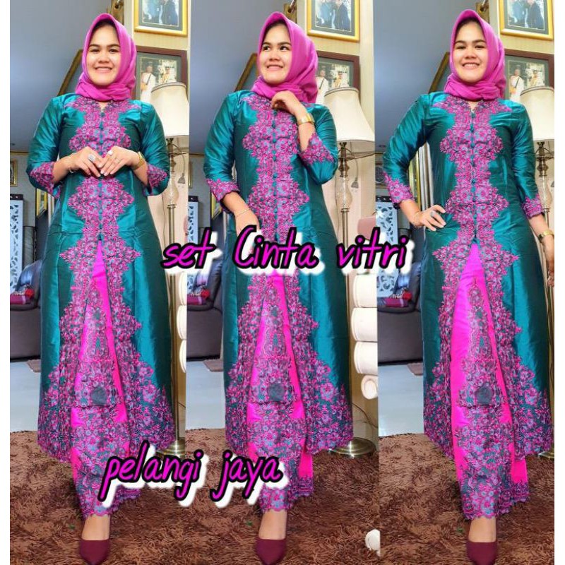 Stelan Kebaya Cinta Fitri Original Butik