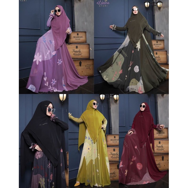 Gamis Premium by eldeena syar'i original kanaya