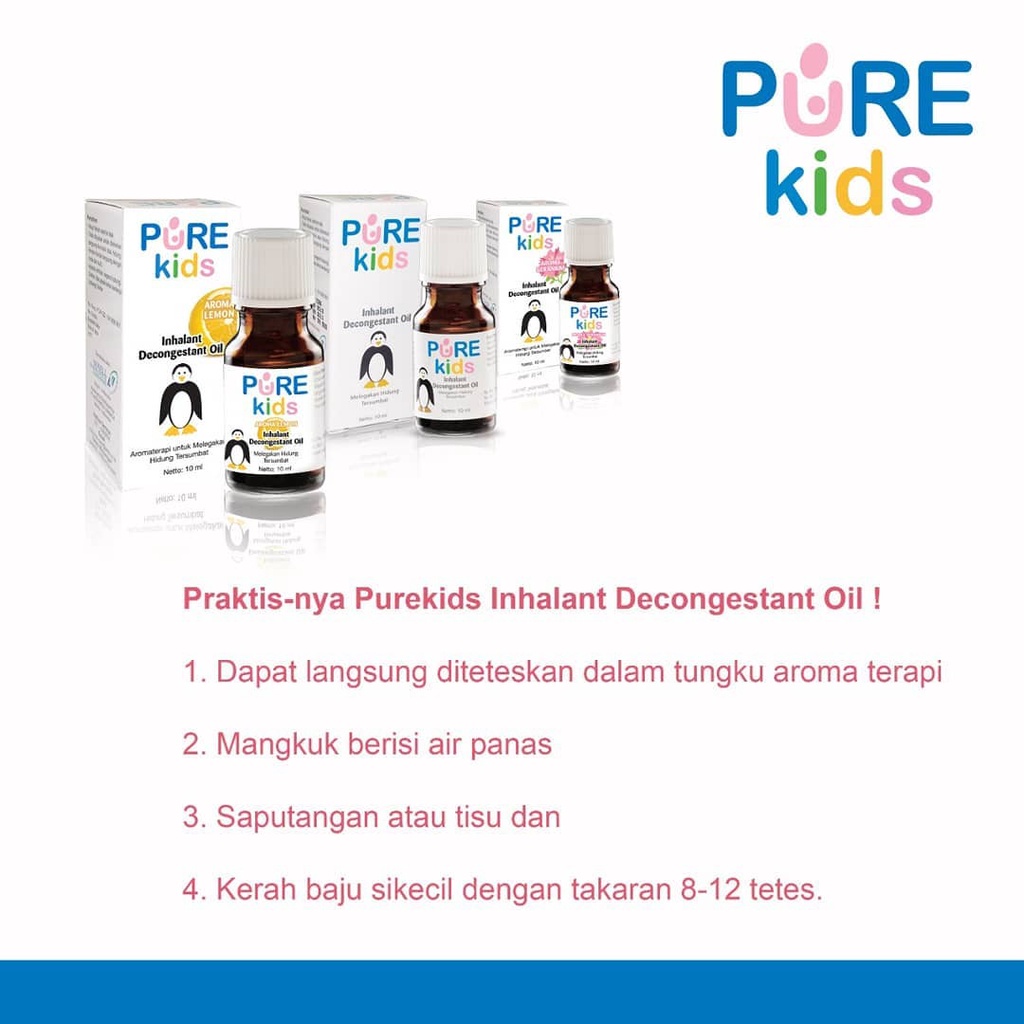 Pure Kids Inhalant Decongestant Oil 10ml