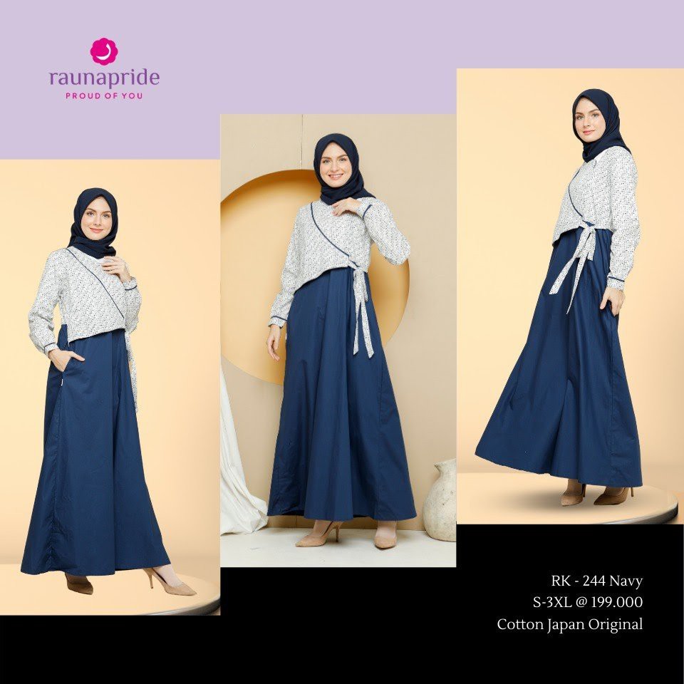Rauna Gamis stylish ala hanbok korea