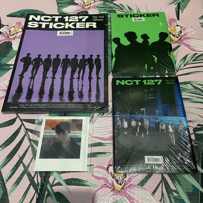 [READY] POLAROID EVENT SEALED FULLSET + BIG POSTER ALBUM NCT 127 STICKER PHOTOBOOK JEWEL CASE STICKY