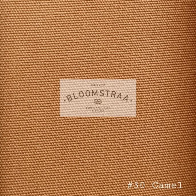 Bahan Kanvas Polos Tebal CAMEL #30 Canvas Fabric Kain Kanvas Meteran