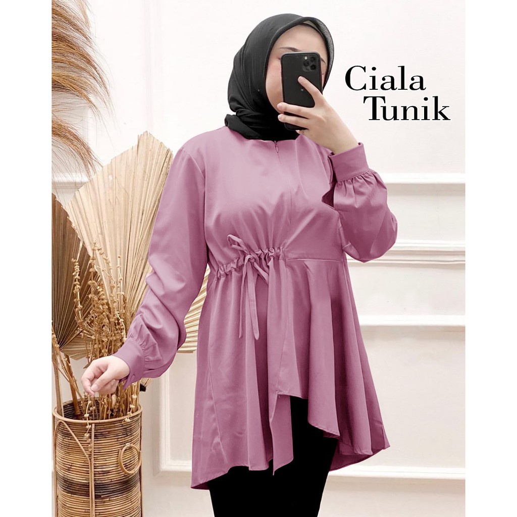 Tunik muslim terbaru / Ciala Tunik moscrepe premium VC