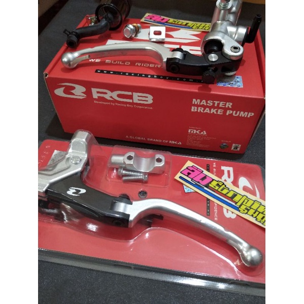 master rem kanan kiri handle rem atau kopling Rcb s1 silver