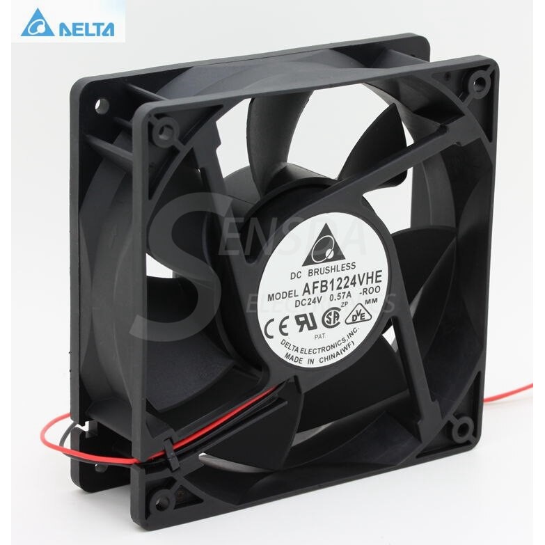 Jual IMPORT Delta AFB1224VHE -ROO R00 12038 120mm 12cm DC 24V 0.57A ...