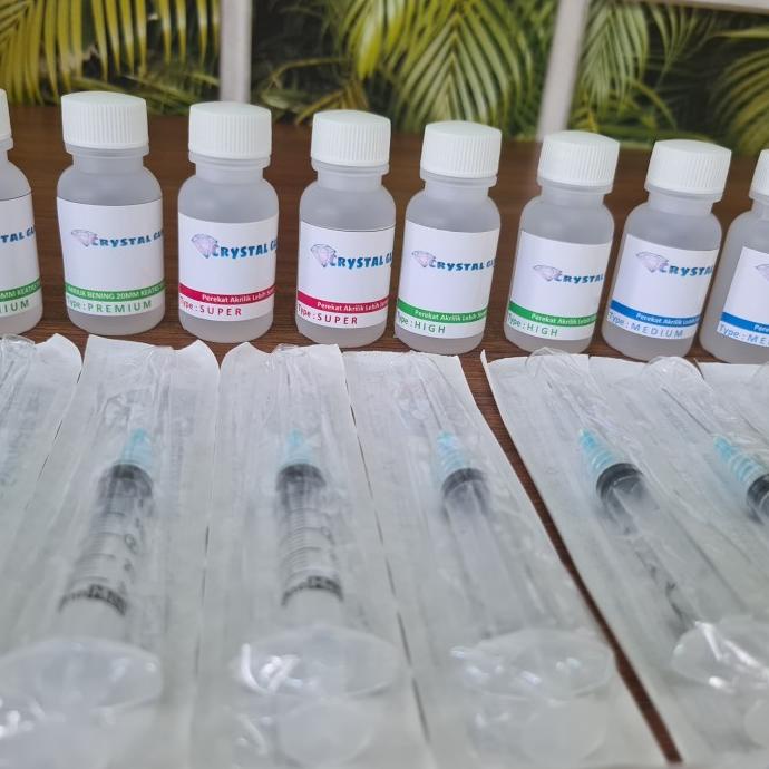 

lem akrilik kualitas super 30ml / lem acrylic / lem bening / lem mika