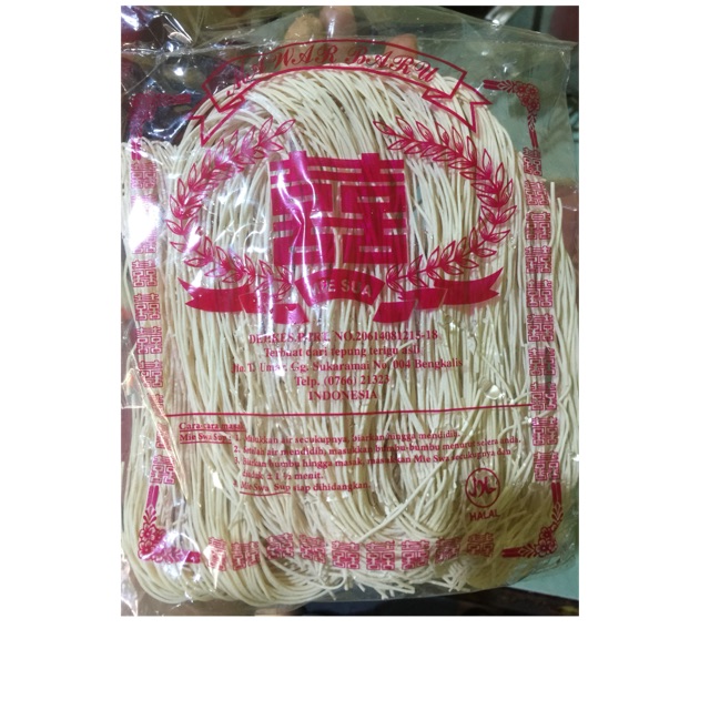 

Mie sua mie lidi mie panjang umur