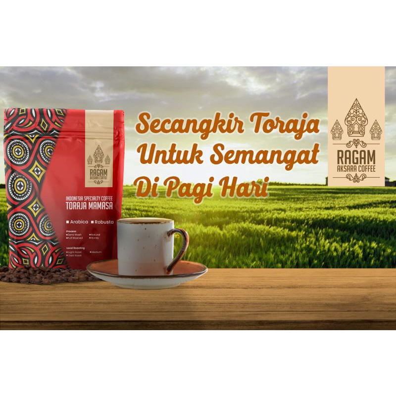 

Arabika TORAJA MAMASA SPECIALTY|Roasted Beans|Kopi Giling