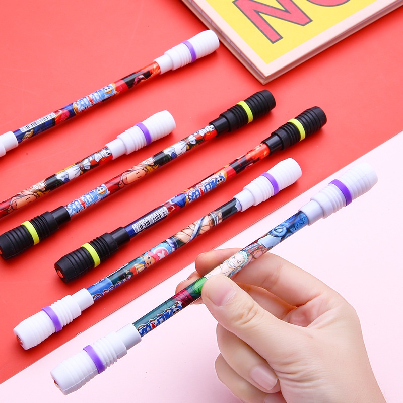 Pulpen Spinner Motif Kartun Untuk Anak-Anak