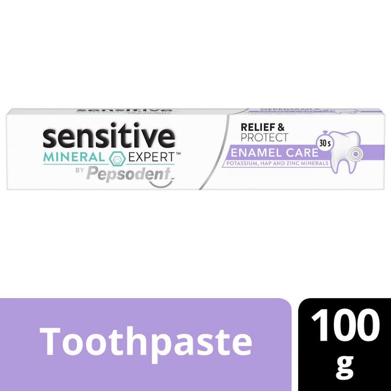 PEPSODENT Sensitive Mineral Expert Enamel Care - Pasta Gigi 100gr Bdg
