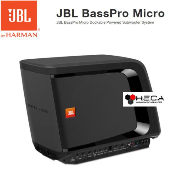 JBL BassPro Micro 8-inch Slim Subwoofer Aktif Active Built In Power