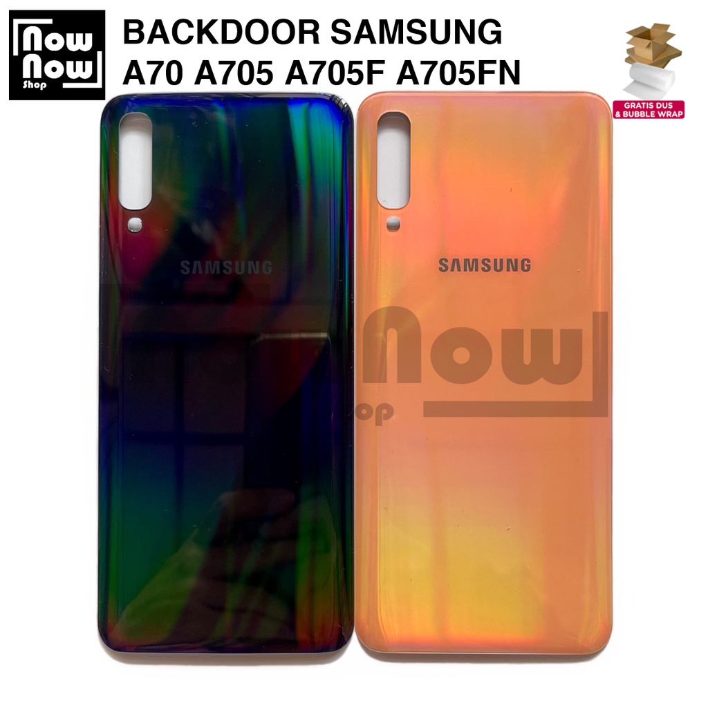 Backdoor Tutup Belakang Baterai Backcover Back Casing Housing Samsung Galaxy A70 A705 A705F A705FN Cover Belakang SM-A705F SM-A705FN SM-A705GM SM-A705MN SM-A7050 SM-A705W SM-A705YN SM-A705X SM-A705U