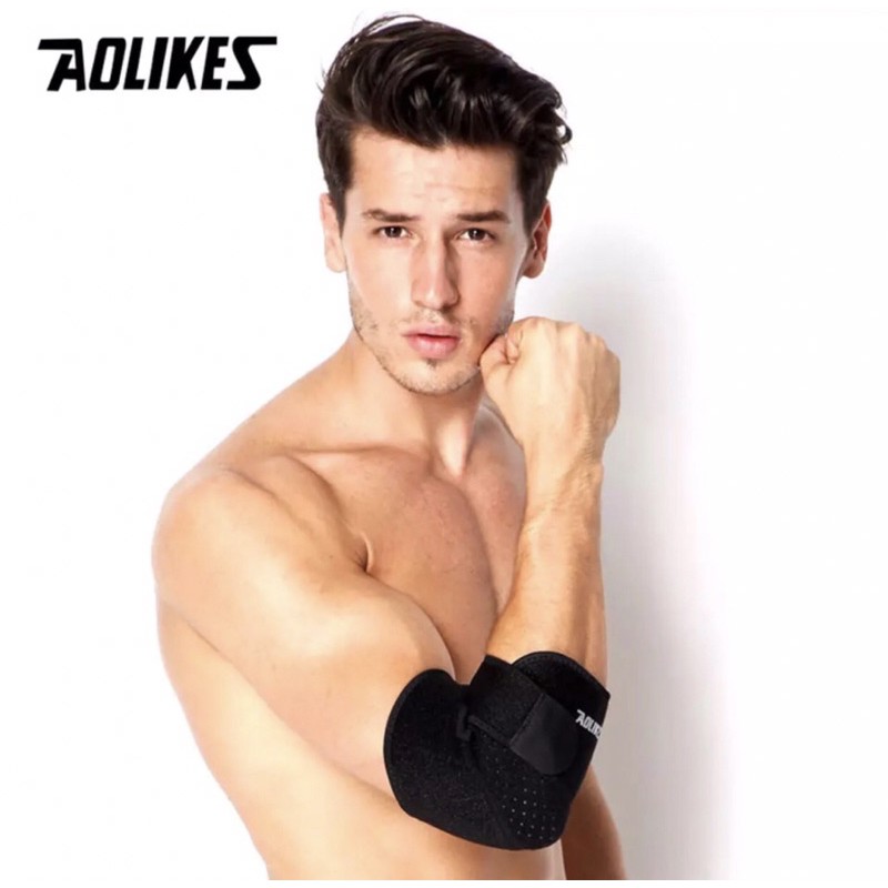 7948 AOLIKES ELBOW SUPPORT PAD WRAP SLEEVE DEKER PELINDUNG SIKU TANGAN