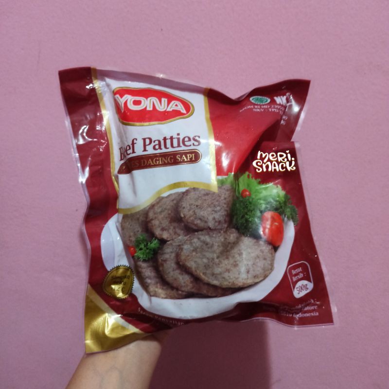 Beef Patties Yona / Daging Burger Sapi Yona Isi 10