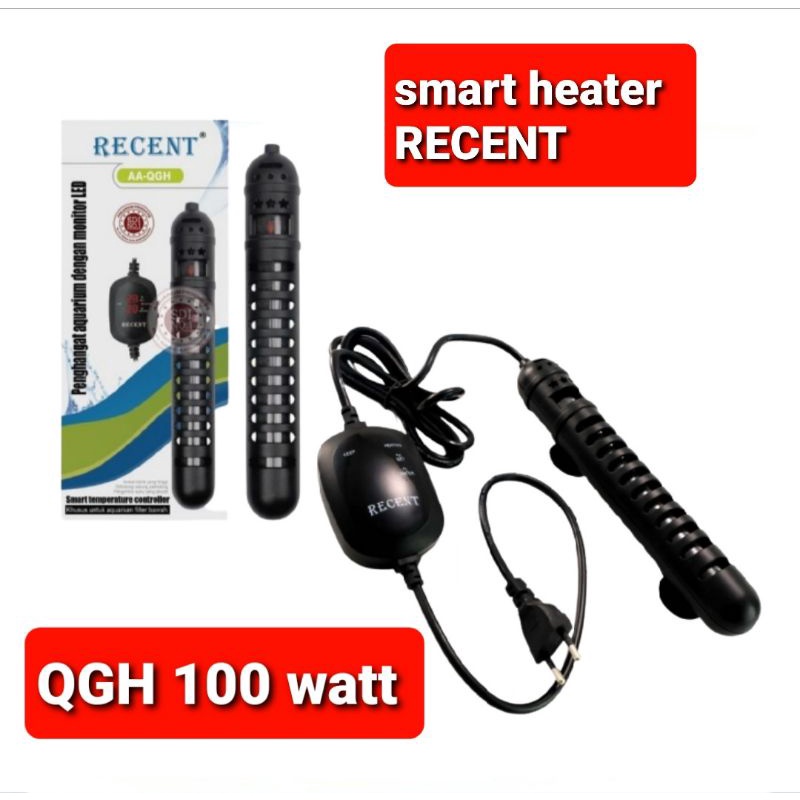 smart heater pemanas air aquarium QGH 100 watt