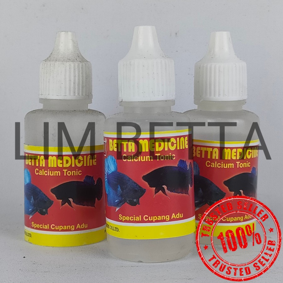 BETTA MADICINE CALCIUM TONIC / OBAT CUPANG ADU CALCIUM TONIC