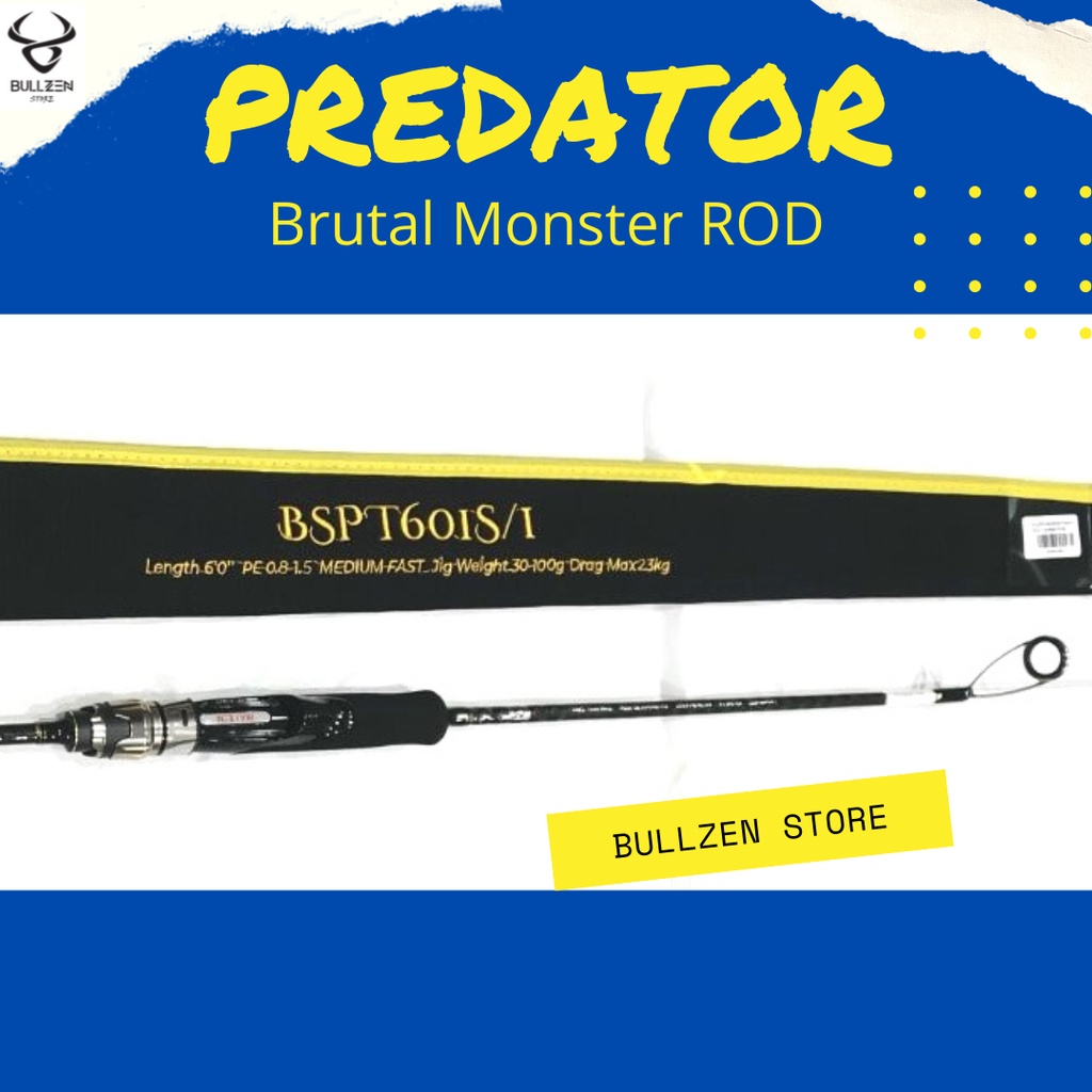 BULLZEN ROD Brutal Monster PREDATOR PE 0,8 - 1,5 Spinning