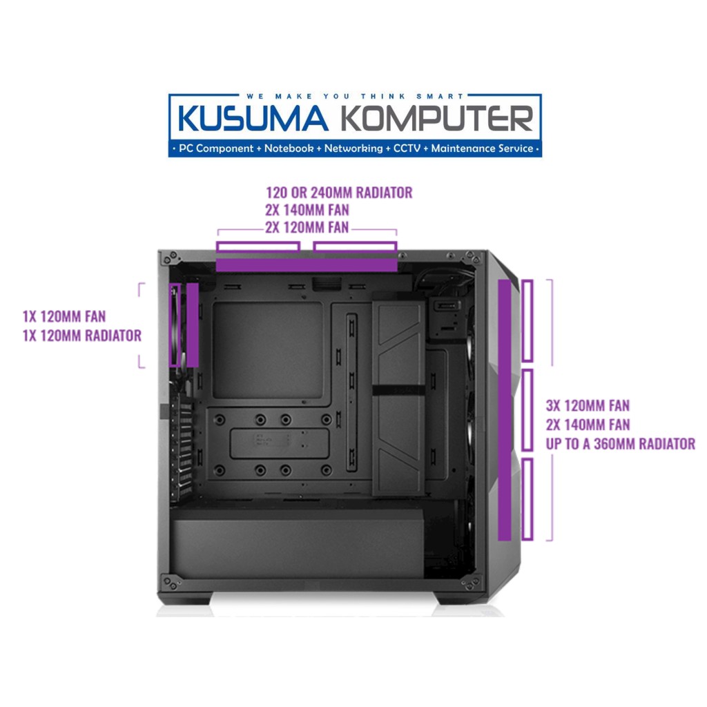 Cooler Master MasterBox TD500 Casing PC