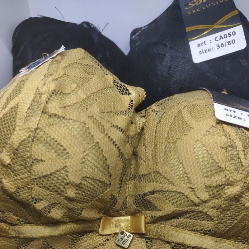 Sorex bra CA 050 BH renda premium tanpa kawat,busa  Isyan 34-40