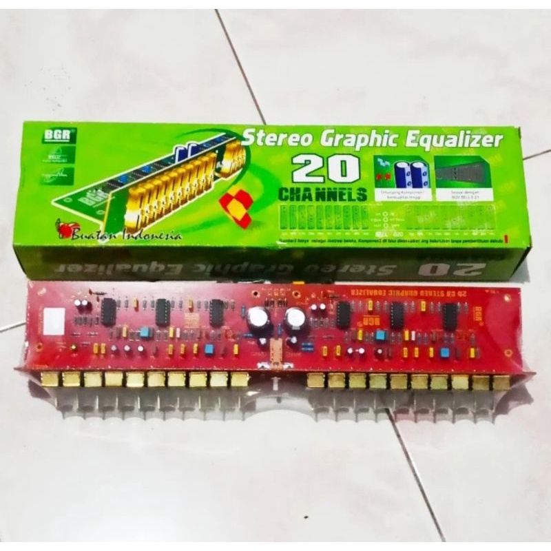Kit Equalizer 20 Ch Stereo Bell BGR 020