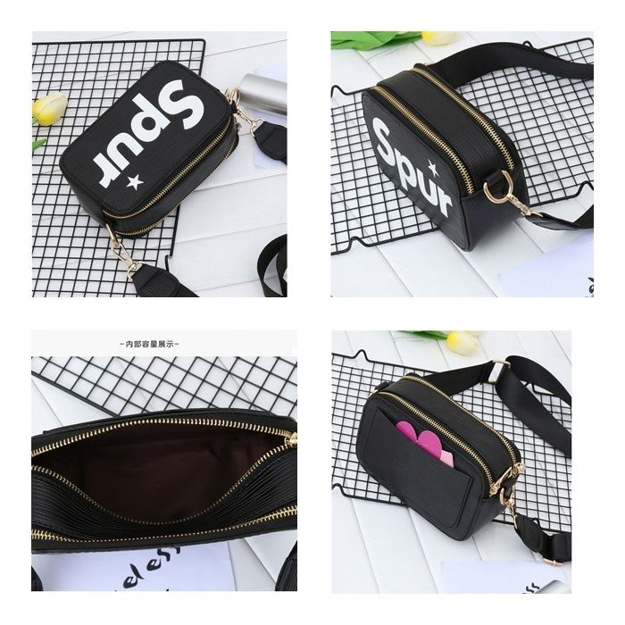 BJ21110 - BLACK/RED - TAS SLEMPANG SALE TAS WANITA FASHION IMPORT MODIS ELEGAN TERMURAH TERLARIS TERBARU BAGSTORE JAKARTA TAS BATAM JTF1110