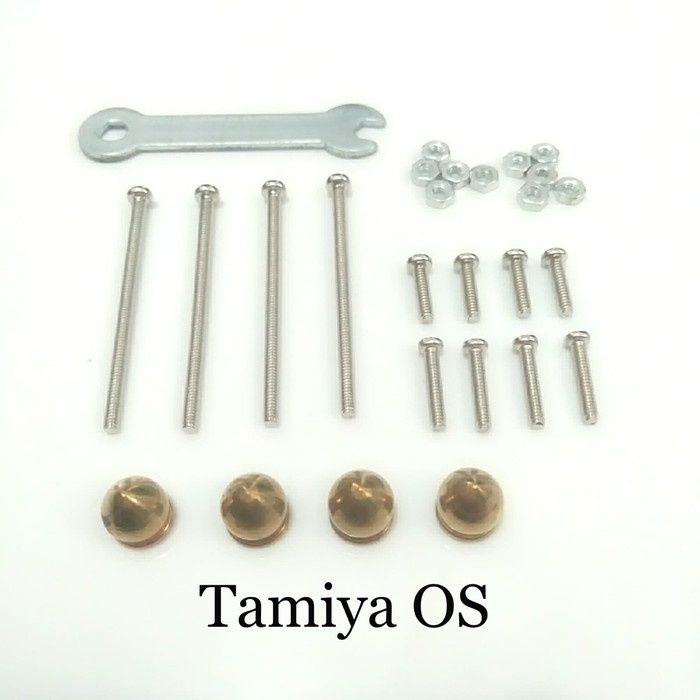 Part Tamiya - Baut Set Menara, Stainless Steel