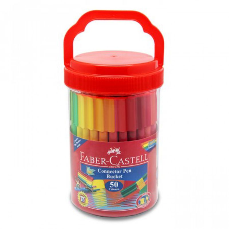 

Spidol Connector Pen (50 pcs) 50 Warna Feber Castell - Sepidol Warna Colour Color