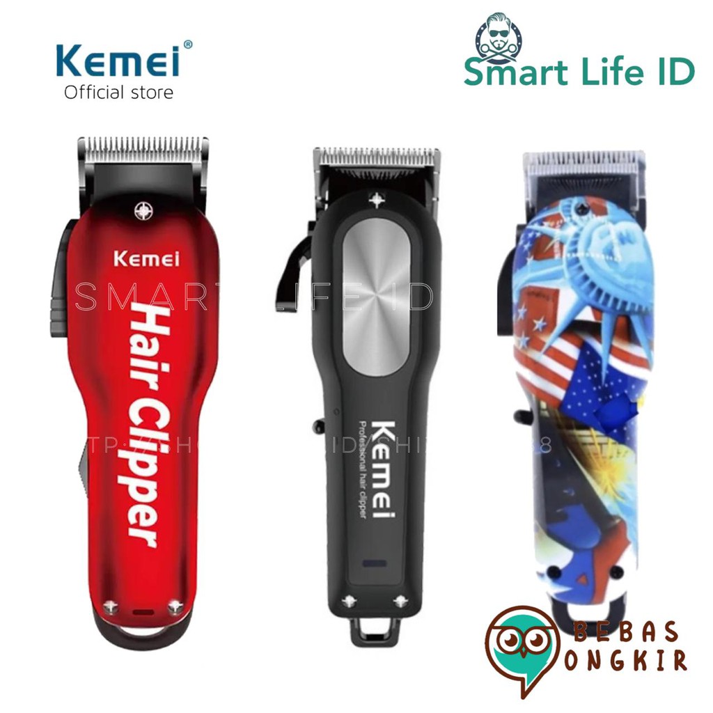 Kemei Hair Clipper KM 2611 2600 2608 2604 1031 707Z 1990 831 1996 1997 1986 1987 Alat Cukur Rambut