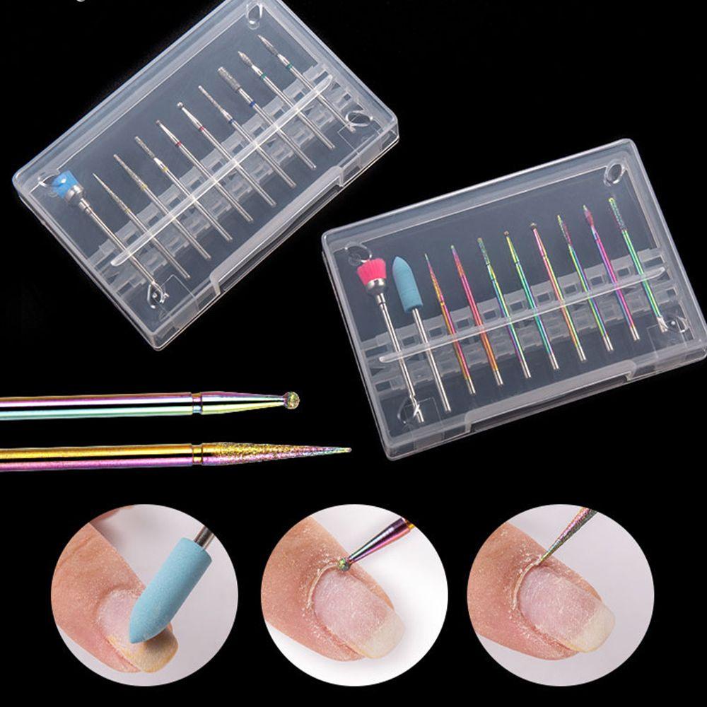 Mxbeauty Set Gerinda Kuku Portable Antibakteri Tidak Menyumbat Berputar Milling Cutter Alat Perawatan Kuku Manicure Pedicure Tools Alat Amplas Kuku