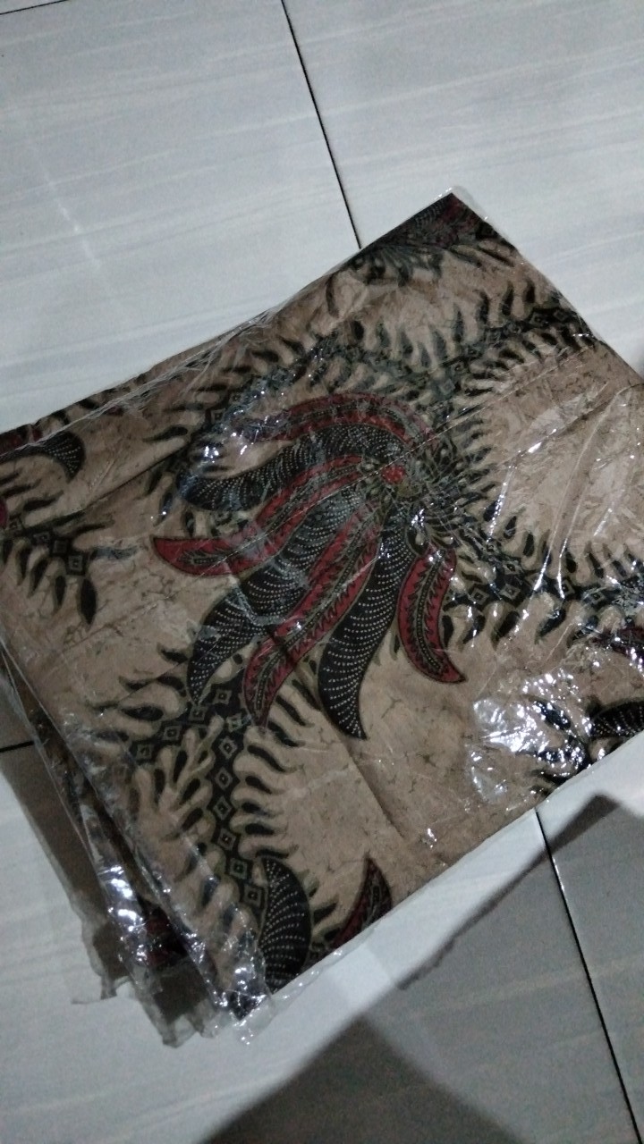 New Arrival Distro Batik Pria Bordir Sogan Hrb026 Batikaf Notoarto Batik Ipnu-ippnu Hem Pria  Bw 113