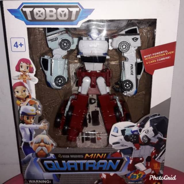Mainan tobot mini quatran