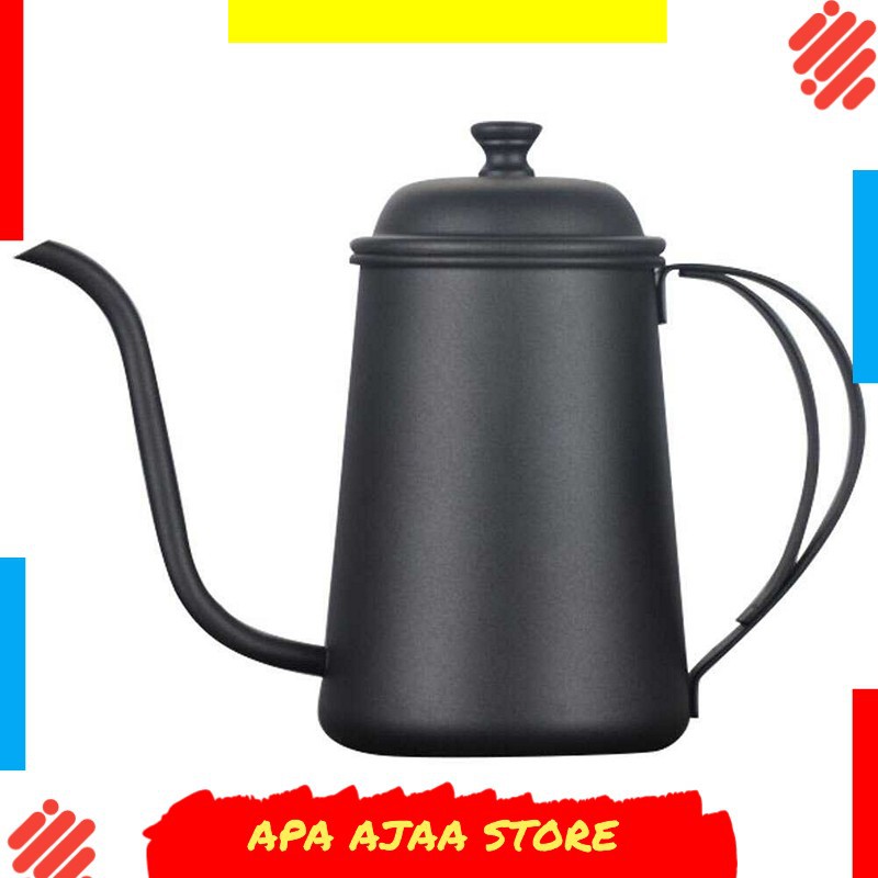 Best Seller ! OneTwoCups Coffee Maker Pot Drip Kettle Teko Barista Kopi 650ml-HS4011