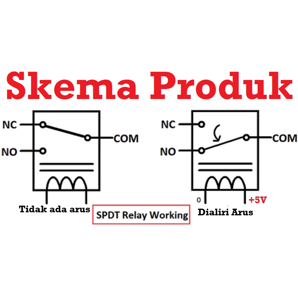 [HAEBOT] Relay 5V 5 Pin 10A 250VAC Songle Saklar Elektronik SPDT Riley Elektromagnetik Switch