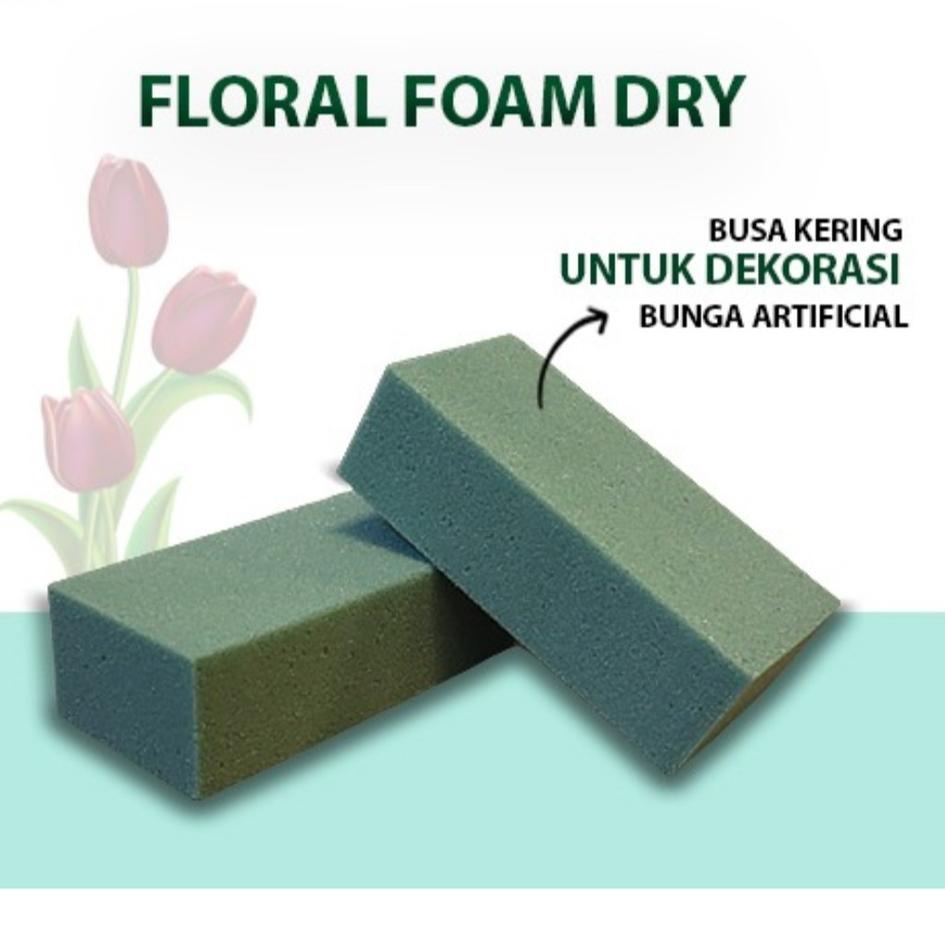 

Limited - Floral Foam Kering Putek Per-Kardus Isi 24 pcs