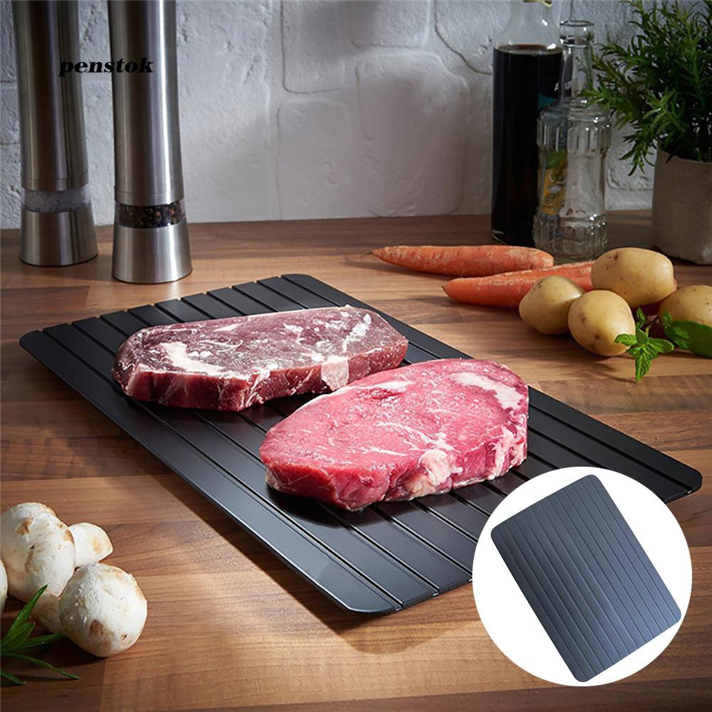 [COD] Pencair Daging Beku Defrosting Magic Fast Tray Plate Alas Pencair Ayam Ikan Sapi Thawing Plate