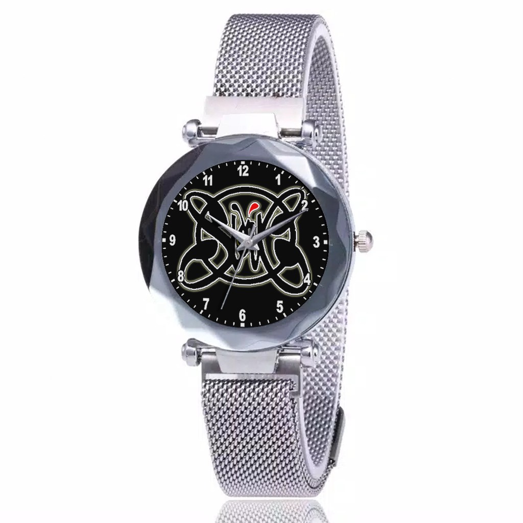 Jam Tangan Wanita Custom - SLANK-SLANKY MOTIF 4 Free Box &amp; Batre Cadangan