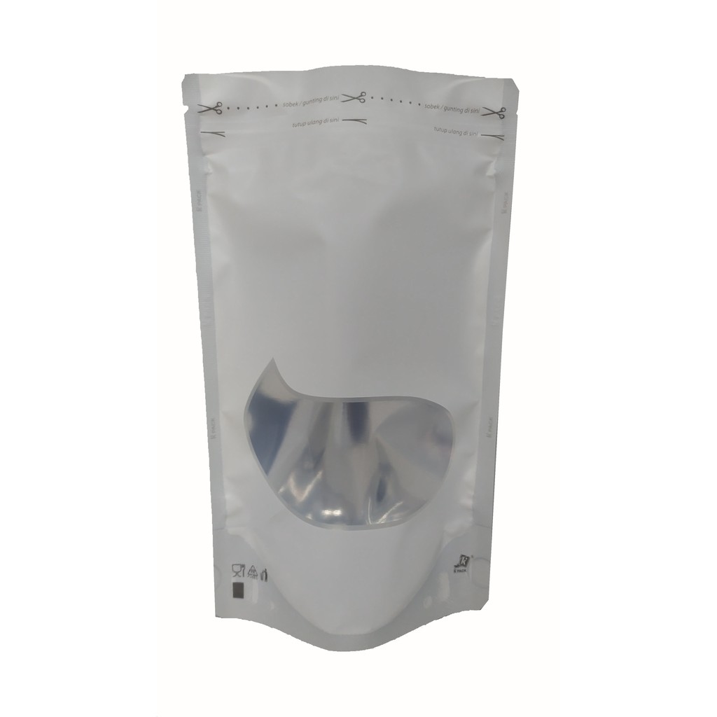 

Kemasan Pouch Window Transmetz-Putih 500gr