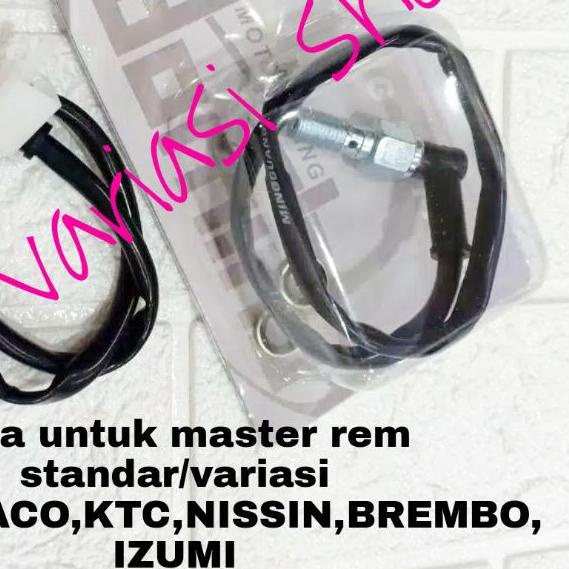 ❋ suit swit switch master rem depan belakang standar/variasi drat kasar / halus ktc rcb brembo nissi