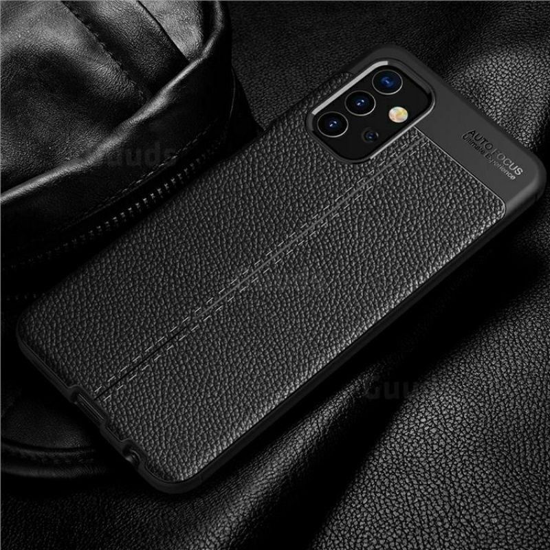 Case Samsung Galaxy A52 Softcase Autofocus Skin Leather Carbon Premium