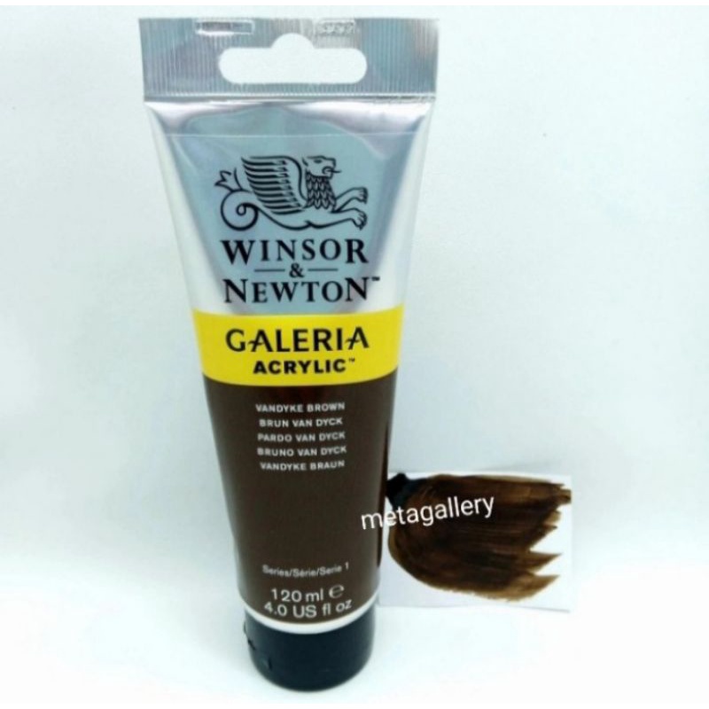 

CAT AKRILIK GALERIA ACRYLIC COLOUR 120 ML VANDYKE BROWN WINSOR & NEWTON