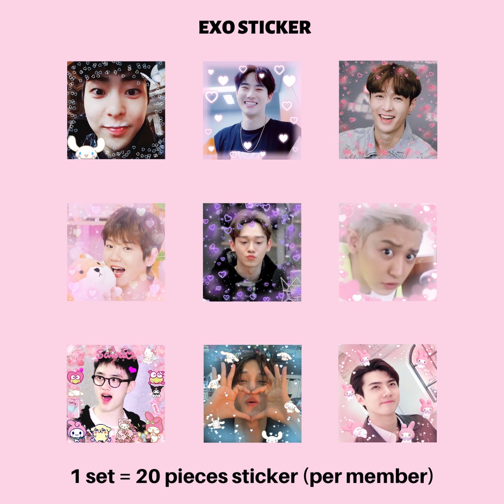EXO MINI CUTE STICKER