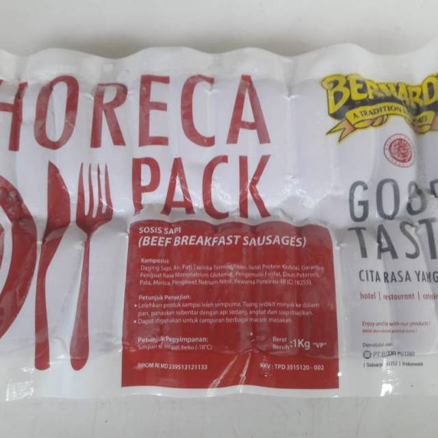 

Bernardi horeca sosis sapi 1 kg