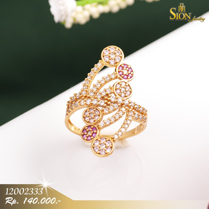 Cincin Variasi CW 975 Full Permata Sion Jewellery