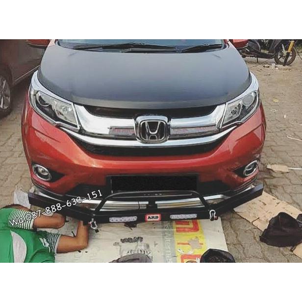 Tanduk Pengaman Bemper Depan Arb Besi Brv Mobilio Dengan Breket