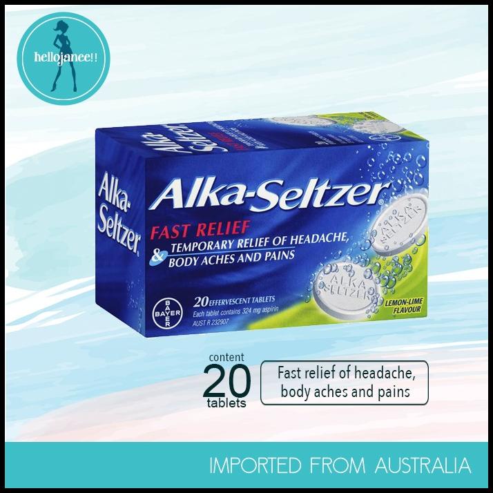 Jual Alka-Seltzer Lemon-Lime Effervescent Tablets 20 Pack | Shopee ...