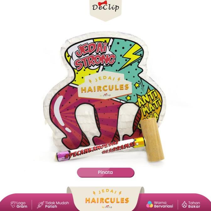 Pinata Declip Jedai Haircules (isi 12Pcs) ---Terbaru---