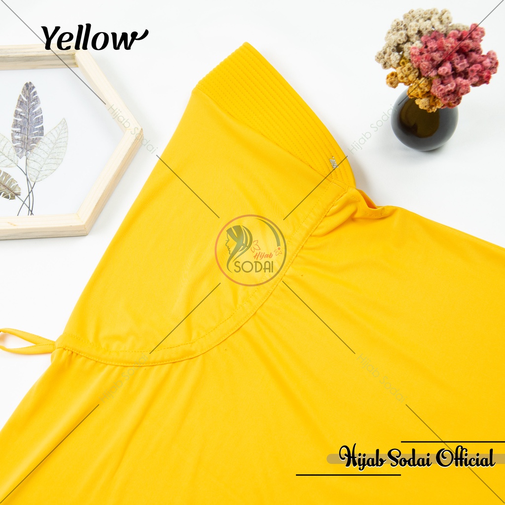 KHIMAR SERUT JOKOWI M | BERGO ADIBA UKURAN M-Yellow
