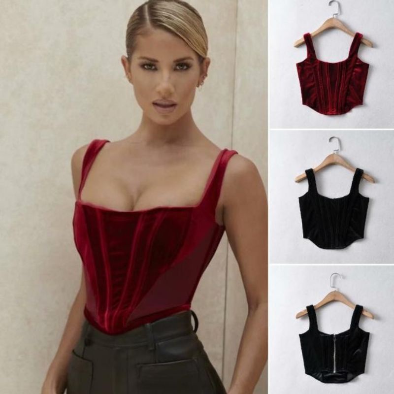 POPULAR 21 Satin corset Tantop Women Sexy Original Branded