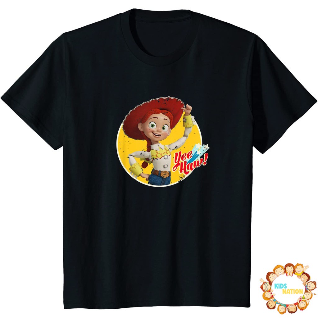 Baju anak Disney Pixar Toy Story 4 Cowgirl Jessie Yee Haw T-Shirt T-Shirt